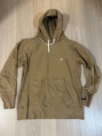 Champion Reverse Weave 후드티 L 베이지