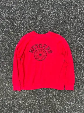 70s 챔피온 바터 래글런 맨투맨 빨간색 USA 빈티지