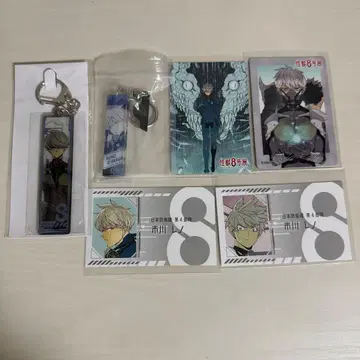 괴수 8호전 이치카와 레노 세트 키링 명함 카드 마그넷 스티커
