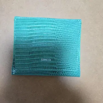 코인 케이스 가죽 그린 박스 오픈 동전 지갑 소가죽