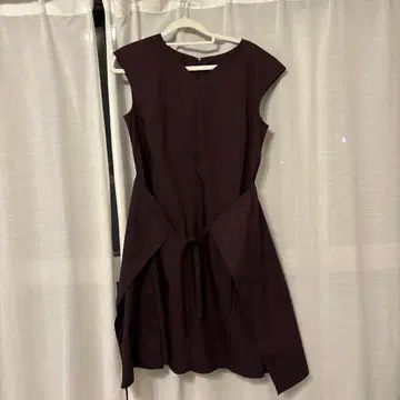 UNTITLED 슬리브리스 원피스 2 다크 퍼플