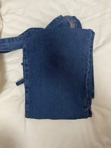 진한 블루 하이웨스트 데님 팬츠 니코앤드 Niko and -