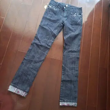 교토 데님 전통 공예 교유젠 염색 W27 벚꽃