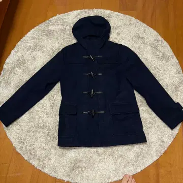 BEAMS HEART 네이비 더플 코트 L 사이즈