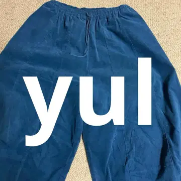 yul 요르 코듀로이 와이드 팬츠