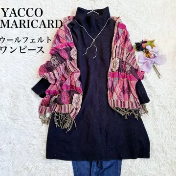 [따뜻한 울] 얏코마리칼도 넉넉한 울 펠트 원피스 튜닉