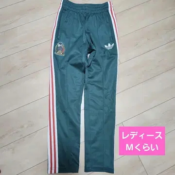 초레어! 새상품급! 구제 의류! adidas 트랙 팬츠 M 스모크 그린