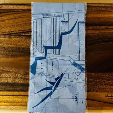 새상품 태양의 탑 설계도 반다나 손수건