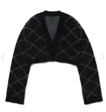melt the lady fleeting check cardigan