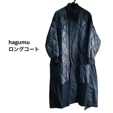 [ hagumu ] 새상품급 블랙 롱 코트