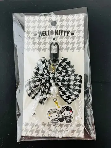 헬로키티 흑백 걸리시 쌍둥이 코디 디자인 시리즈 스트랩