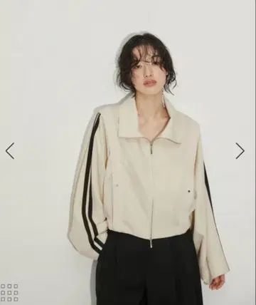 ADAM ET ROPE FEMME 사이드 라인 블루종