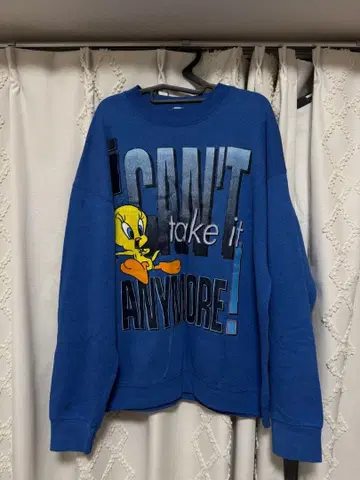 구제 의류 투위티 맨투맨 속기모