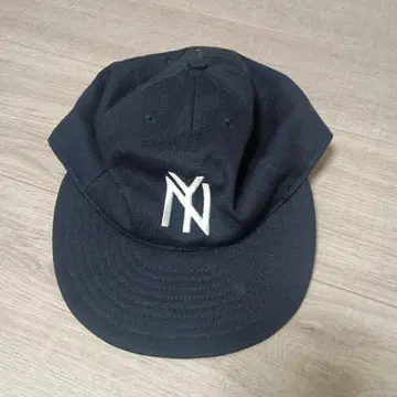 NY 로고 자수 네이비 캡 미국제 쿠퍼스타운