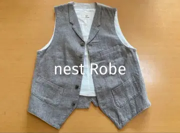 nest Robe 네스트로브 울린넨 베스트 우치다 아야노 착용
