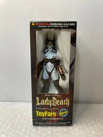 레이디 데스 Toyfare 한정판 위자드 브론즈 에이지 액션 피규어