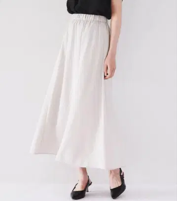 UNTITLED 저지 롱 스커트 라이트 그레이 사이즈 1 일본제