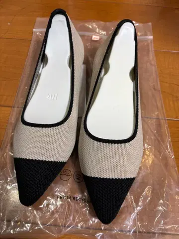 steppi 플랫 니트 신발 바이컬러 온워드 24.5cm