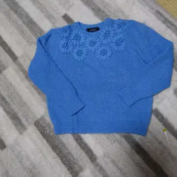 M'S GRACY 꽃 자수 니트 스웨터 38