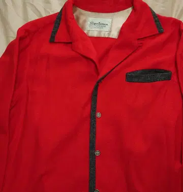 40s 50s 오픈 카라 셔츠 로카빌리 보드 셔츠 민트