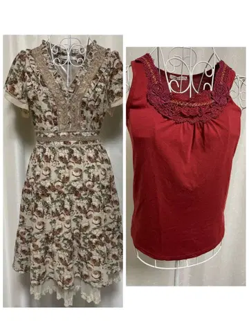 엑시즈팜 원피스 & 상의 2세트