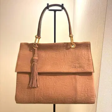 ANNE KLEIN 언클라인 핸드백 소가죽 미사용 태슬