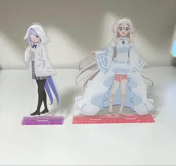 원룸, 일조량 보통, 천사 포함. 토와 리리슈카 아크릴 스탠드