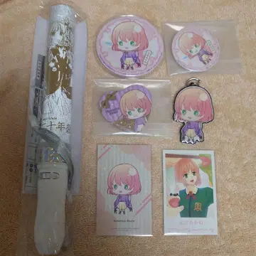 하르카나루 토키노 나카데 아카네 신자 굿즈 세트