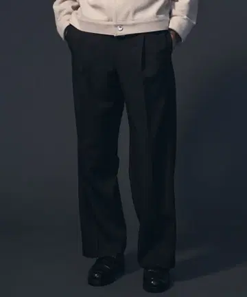 유나이티드 도쿄 팬츠 슬랙스 사이드 밴딩 와이드 슬랙스