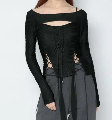 Melt the lady layered corset Black