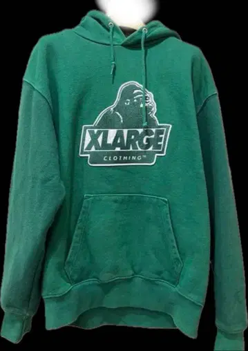 X-LARGE 그린 후드티 맨투맨