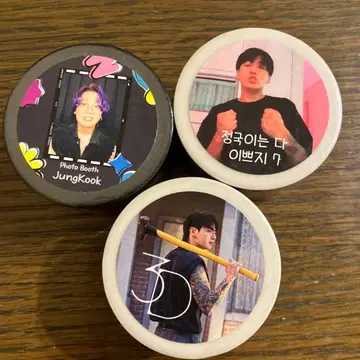 BTS 정국 국 마스킹 테이프 3cm 폭 마스터