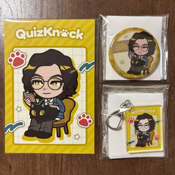 QuizKnock 마네키네코 가와무라 타쿠야 엽서 아크릴 키링