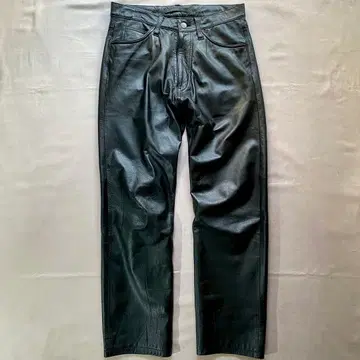 80s 90s Archive Leather 5Pocket Pants