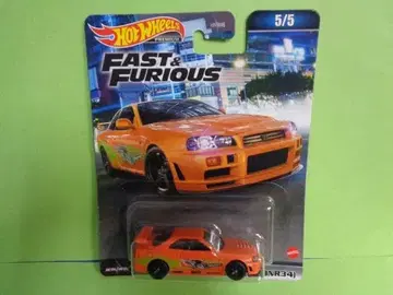 핫휠 와일드 스피드 닛산 스카이라인 GT-R BNR34 오렌지