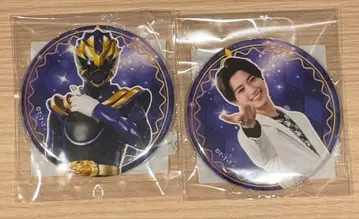 넘버원 전대 고쥬쟈 TOS 복권 캔뱃지 C상 고쥬 레온 & 백야 육왕