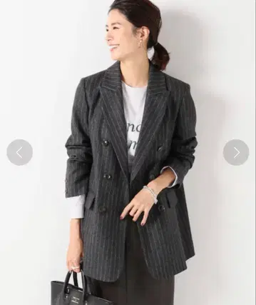 LA TORRE 핀스트 해린본 자켓