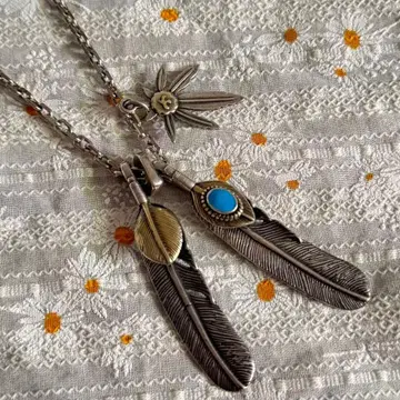 고로즈 페더 목걸이 세트