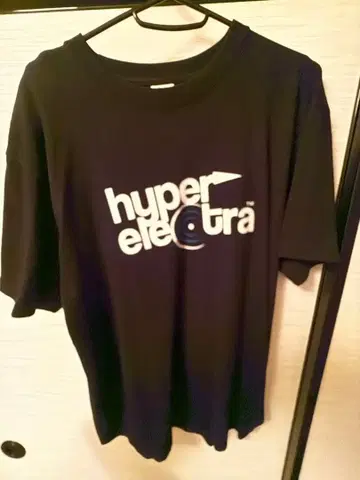 하이퍼 일렉트라 T셔츠 L 사이즈 블랙