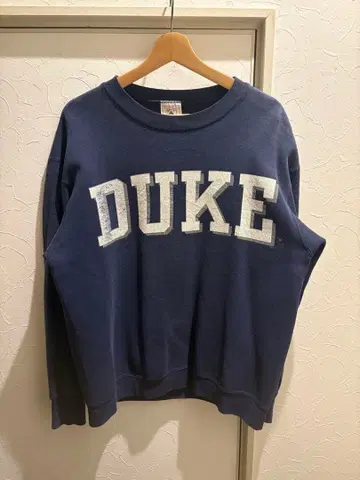 DELTA DUKE 로고 맨투맨 L 사이즈 네이비