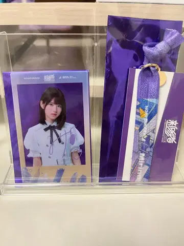 신참자 노기자카46 마스다 미리온 폴라로이드풍 카드, 리본 밴딩 세트