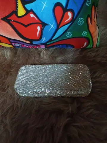 전면 스와로브스키 안경 케이스