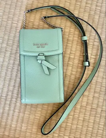 케이트 스페이드 노트 노스 사우스 폰 크로스바디 그린