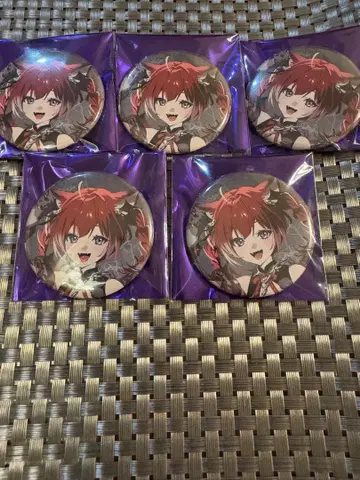 Crazy Raccoon CR CR스토어 할로윈 아카미 카루비 캔뱃지