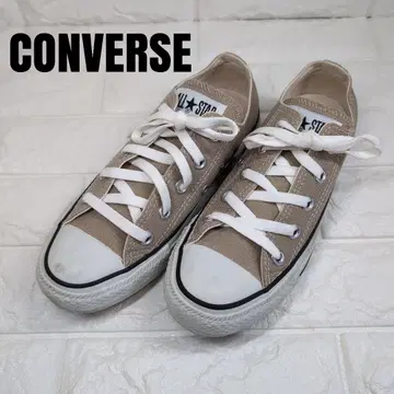 CONVERSE ALLSTAR 스니커즈 22.5cm 베이지 로우컷