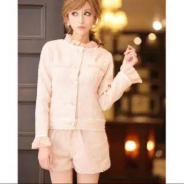 EmiriaWiz 클래식 프릴 트위드 자켓 세트 S 사이즈