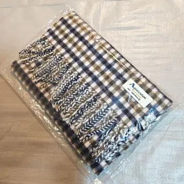 영국제 아쿠아 스큐텀 램스울 100 머플러 미개봉