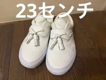 VANS ERA 태슬 스니커즈 슬립온 23cm 화이트