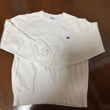 Champion 화이트 맨투맨 L 사이즈