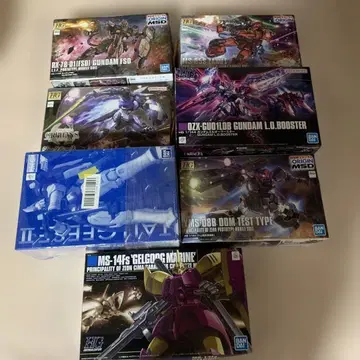 건담 프라모델 세트 RX-78-011FSD 총 7점